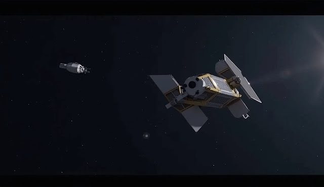 ISRO's SPADEX mission showcasing successful space docking experiment.