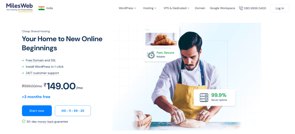 MilesWeb Shared Hosting Plans