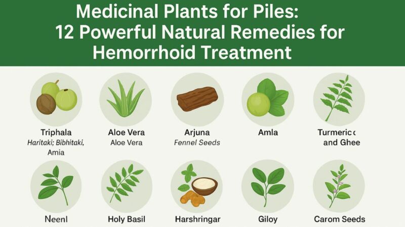 Medicinal Plants for Piles Treatment: 12 Powerful Herbal Remedies