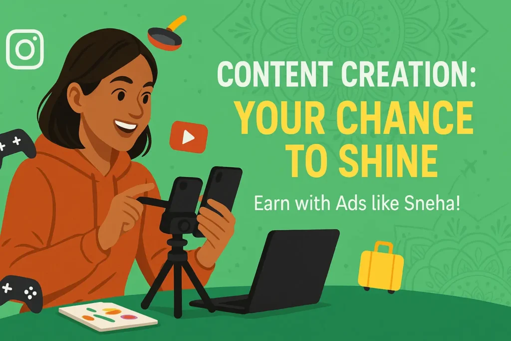 Content Creation Your Chance to Shine