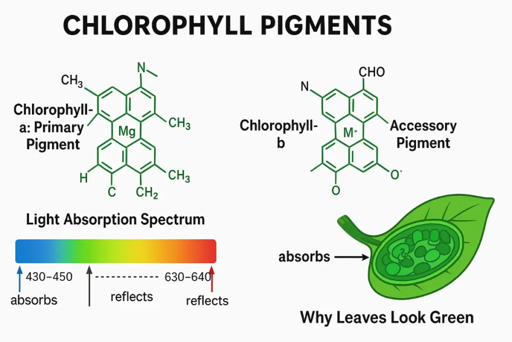 Types of Photosynthetic Pigments
