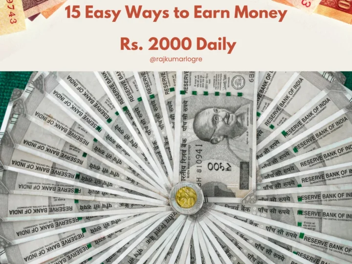15 Easy Ways to Earn Rs. 2000 Daily (No Investment)